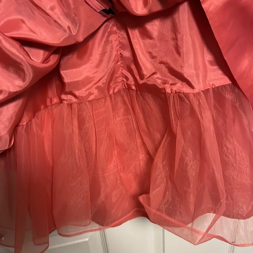 Kay Unger Silk Cotton Blend Party Dress - Picture 5 of 5